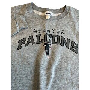 Atlanta Falcons Large Gray Sweatshirt Side‎ Seams Cut